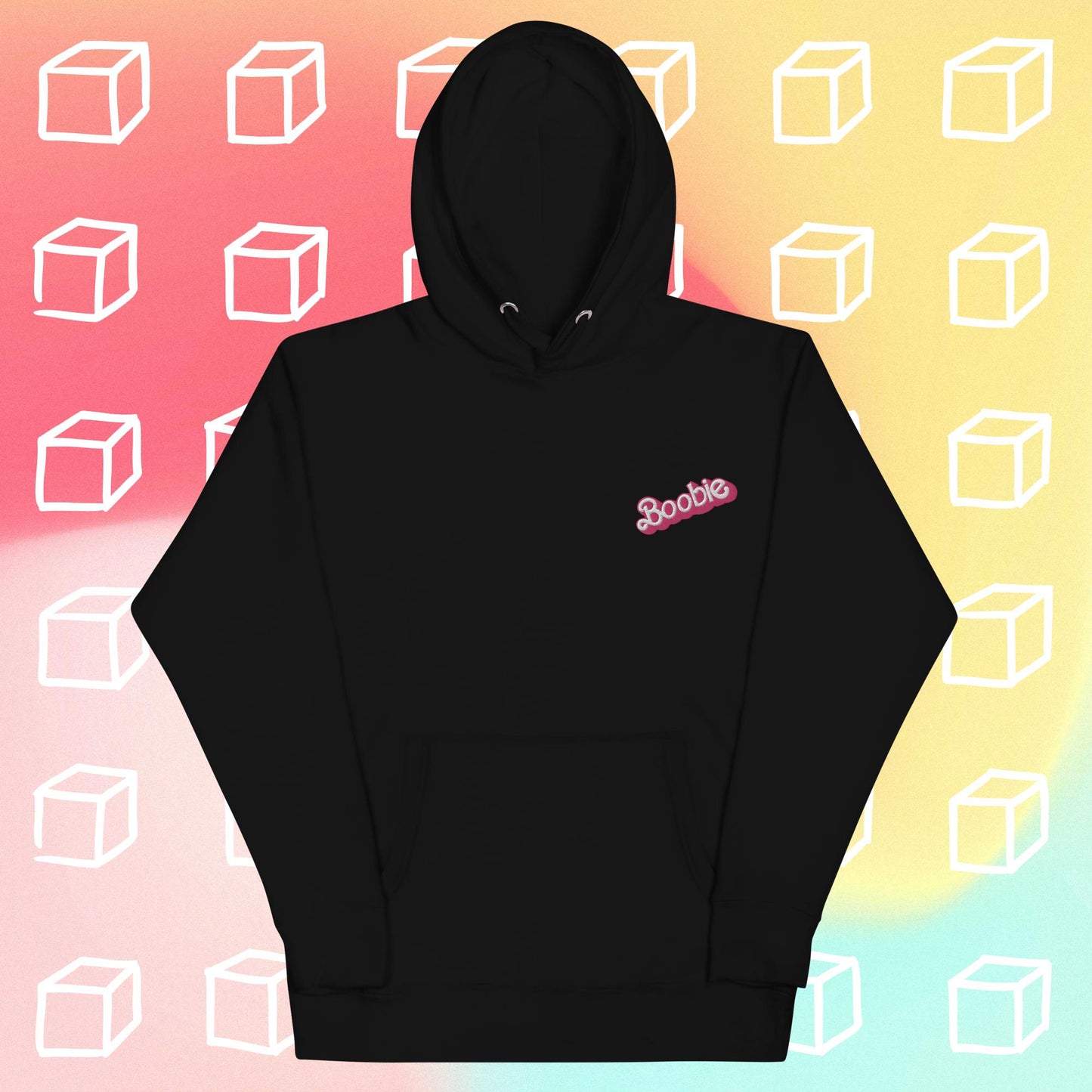 Embroidered “Boobie” Hoodie